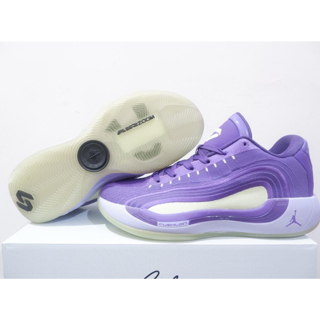 SEPATU BASKET AJ LUKA 4 LOW COURT PURPLE