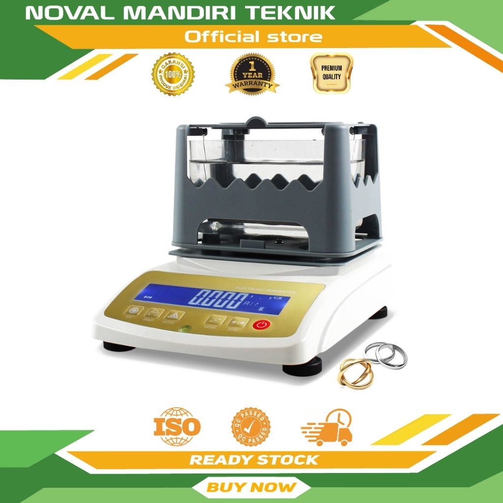 Timbangan Emas, Perak & Platinum Digital Kapasitas 1.5Kg Bergaransi - Alat Uji Kadar Emas Otomatis
