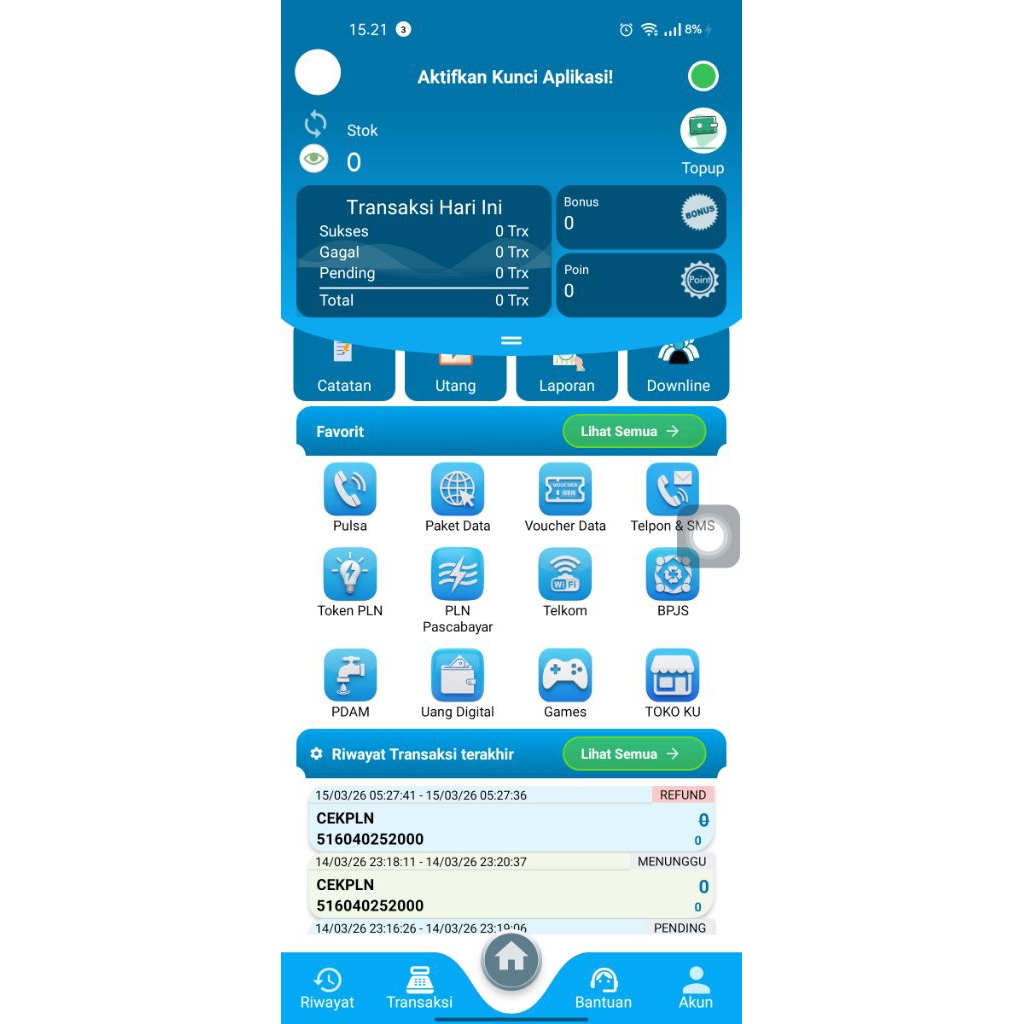 Add On Aplikasi Android PPOB