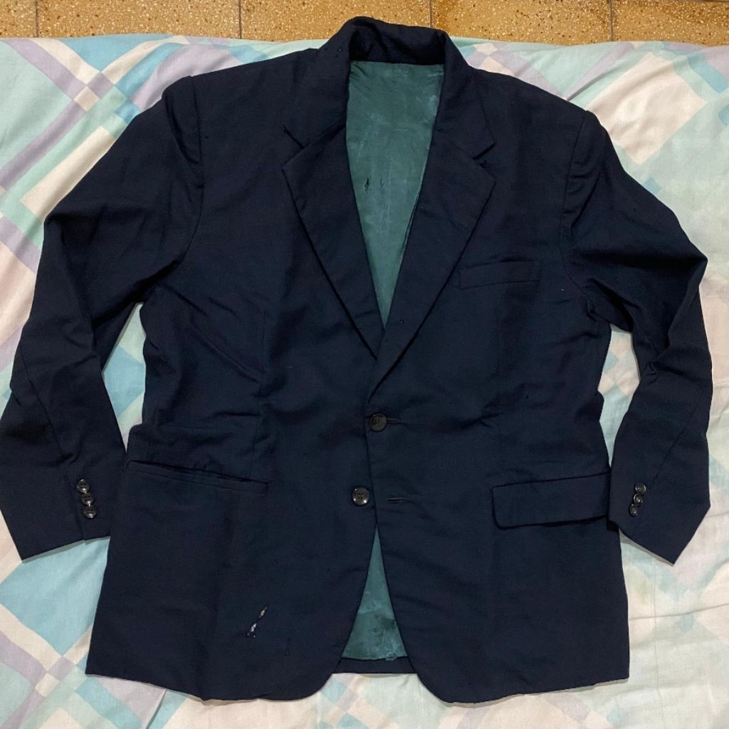 Jas Biru Kehitaman (preloved)