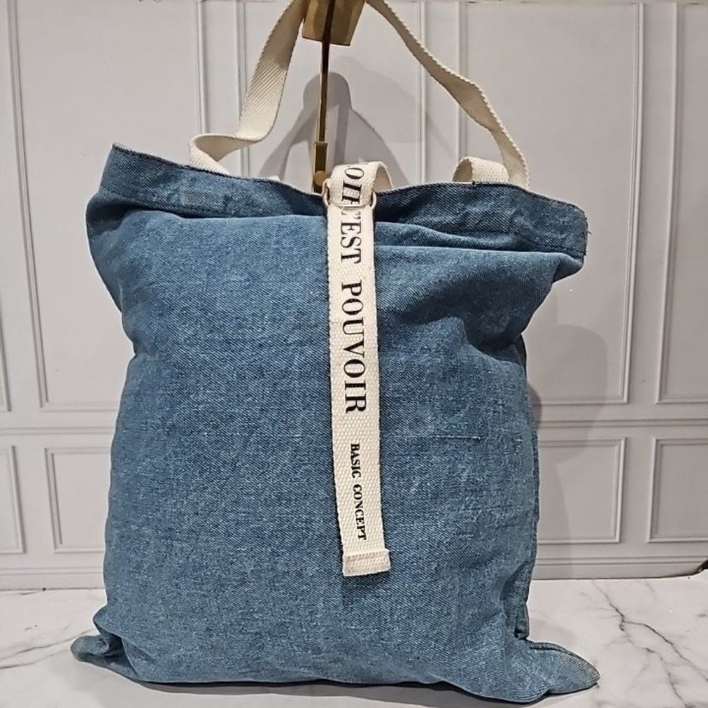 Tote Bag Denim Shoopen