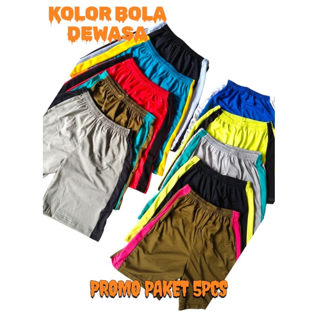 PAKET HEMAT 8PCS Celana kolor bola dewasa termurah/Celana kolor santai/kolor bola dewasa