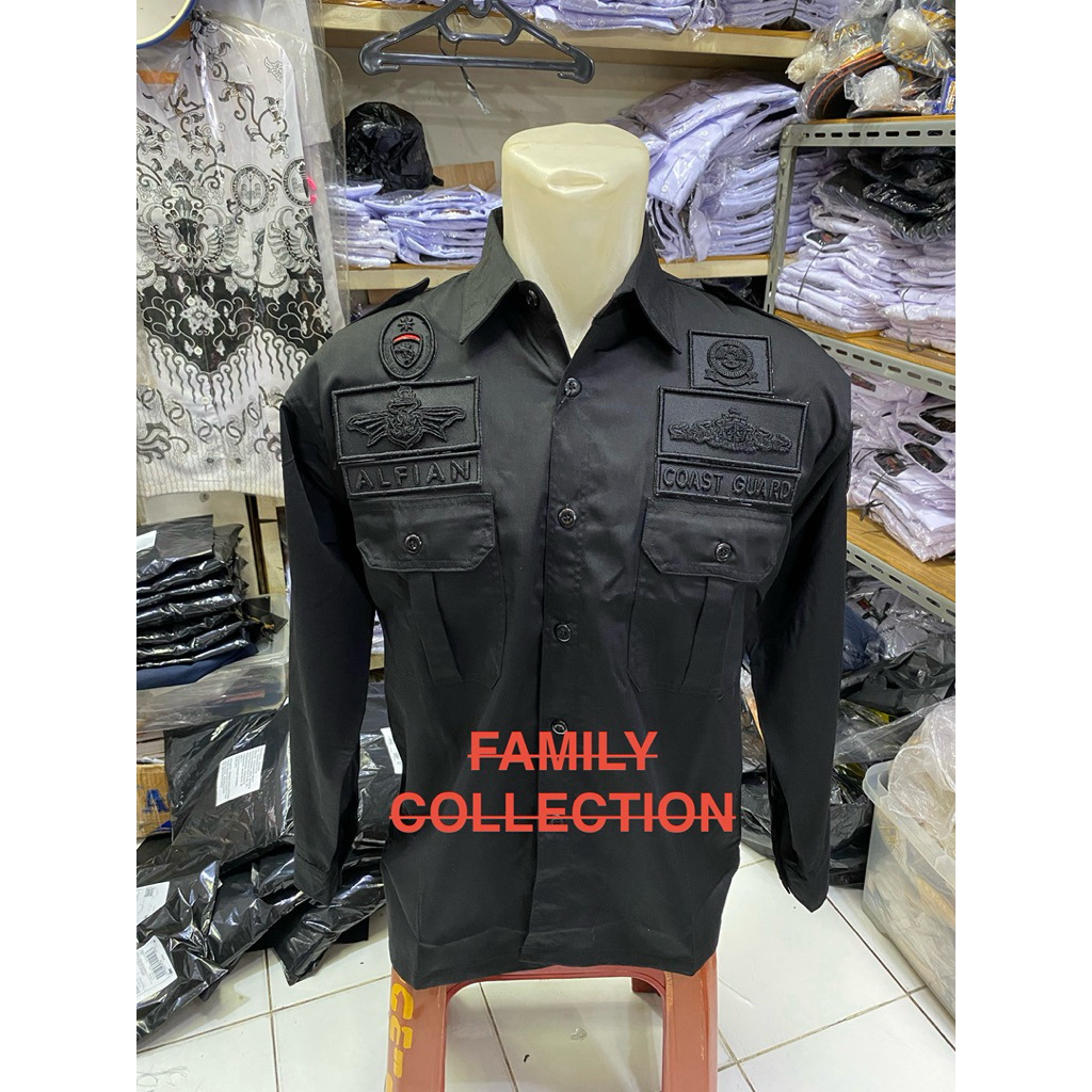 SERAGAM COAST GUARD BORDIR TIMBUL