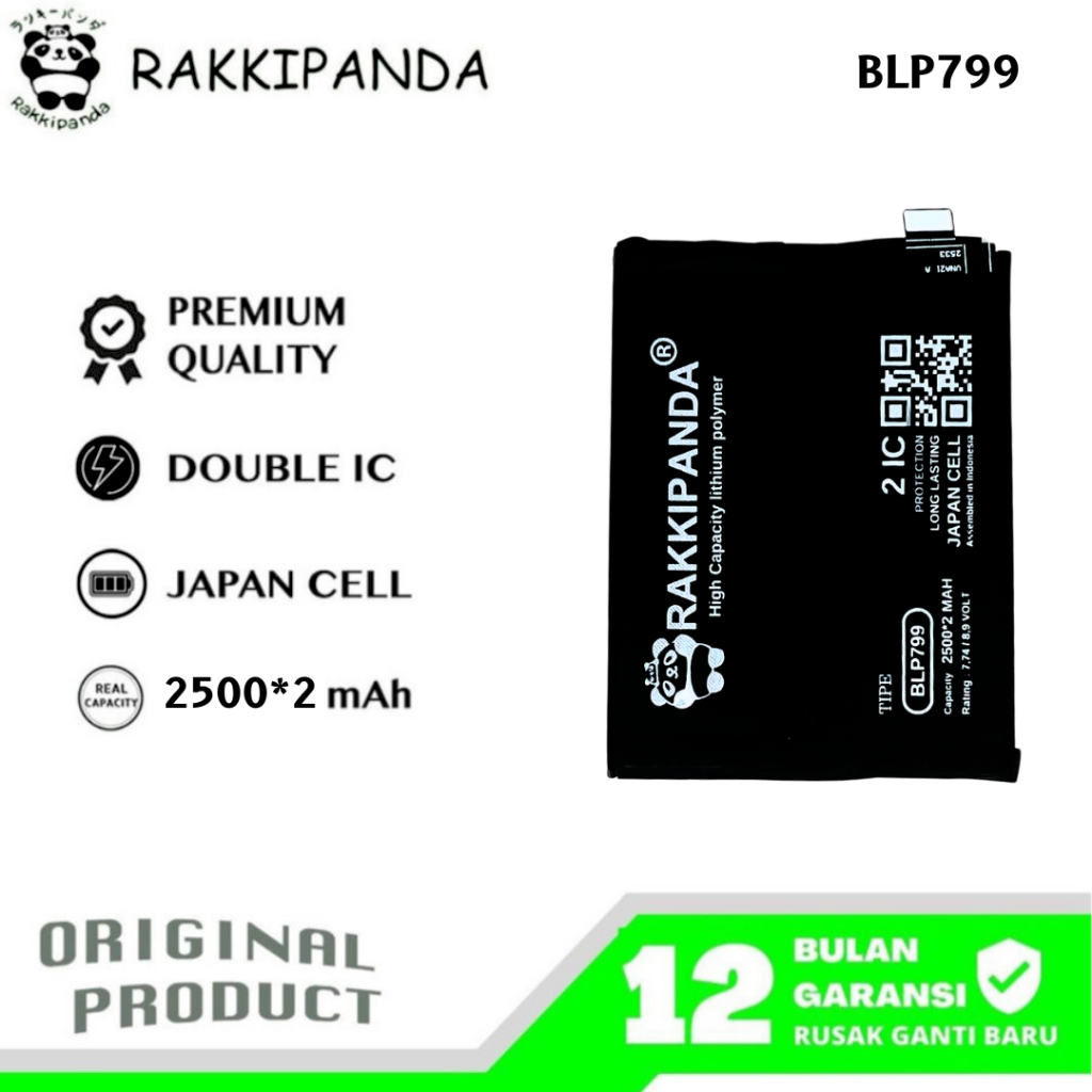 RakkiPanda - BLP799 Realme 7 Pro / X7 Pro / Narzo 20 Pro Batre Batrai Baterai