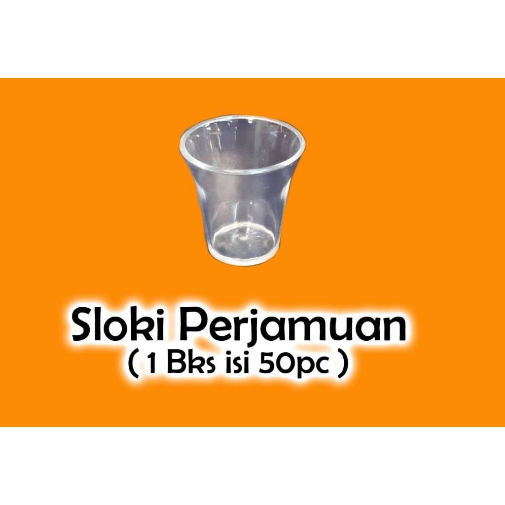 Gelas Sloki Perjamuan Kudus (50pc)