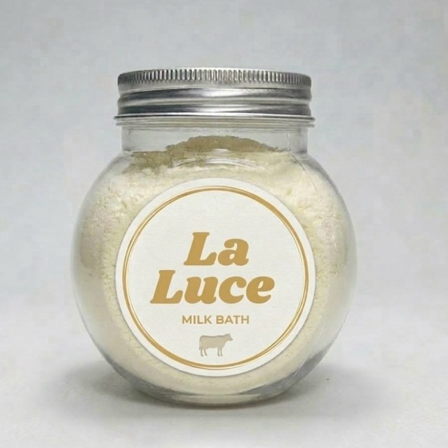 BathMilk By La Luce uk 200ml | Mandi Susu By La Luce untuk Merawat Kulit Kusam Murni 100% Dari Susu 