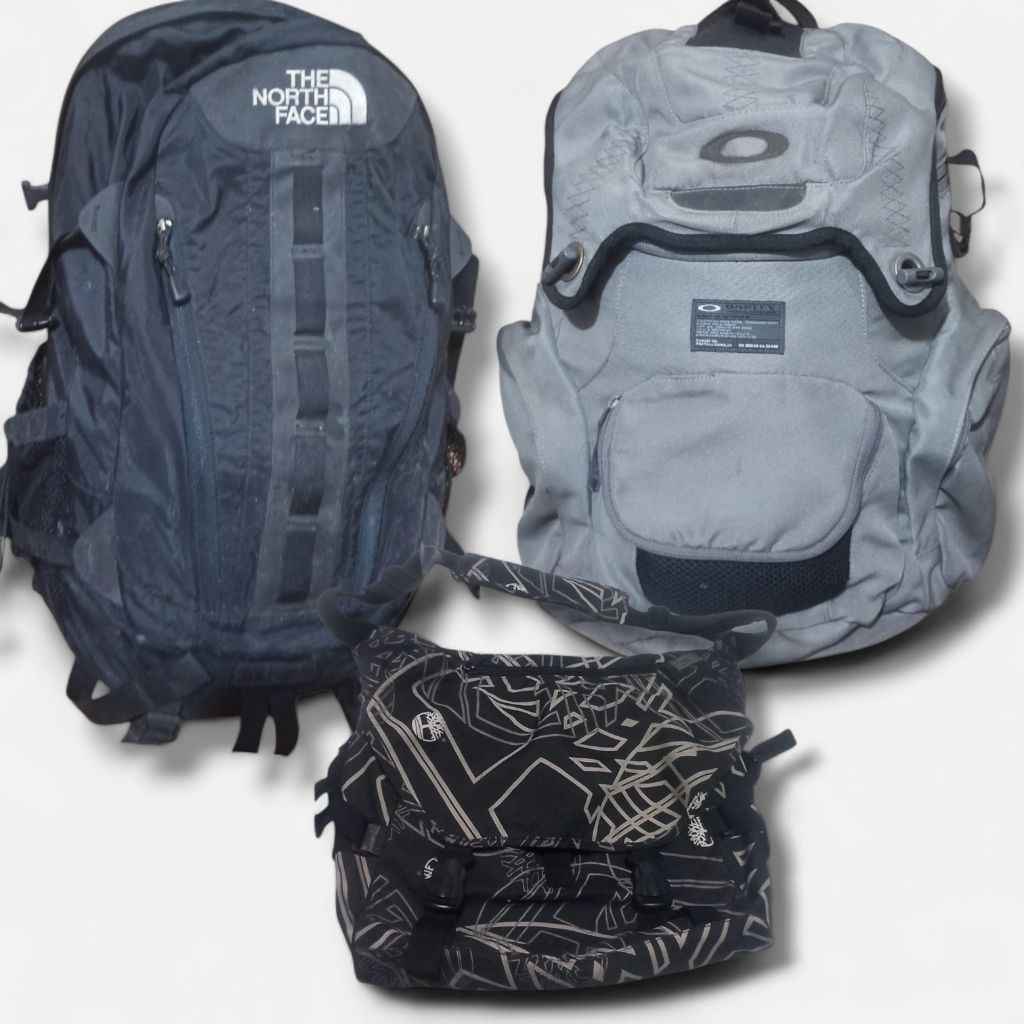 Tas ransel slingbag preloved TNF bigshoot, o4kley, timberlnd