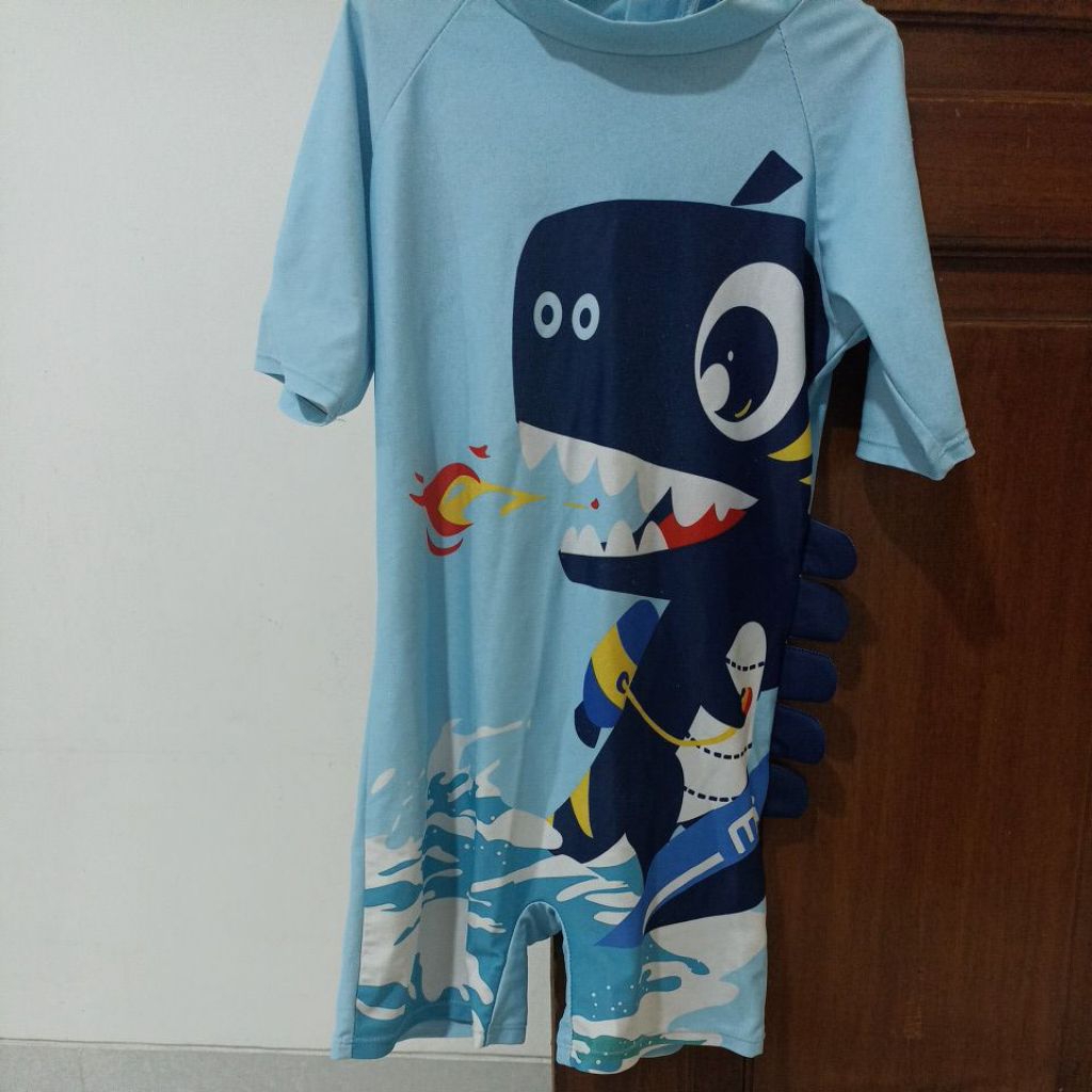 preloved Baju Renang Anak Laki-Laki Motif Karakter Spandek Premium