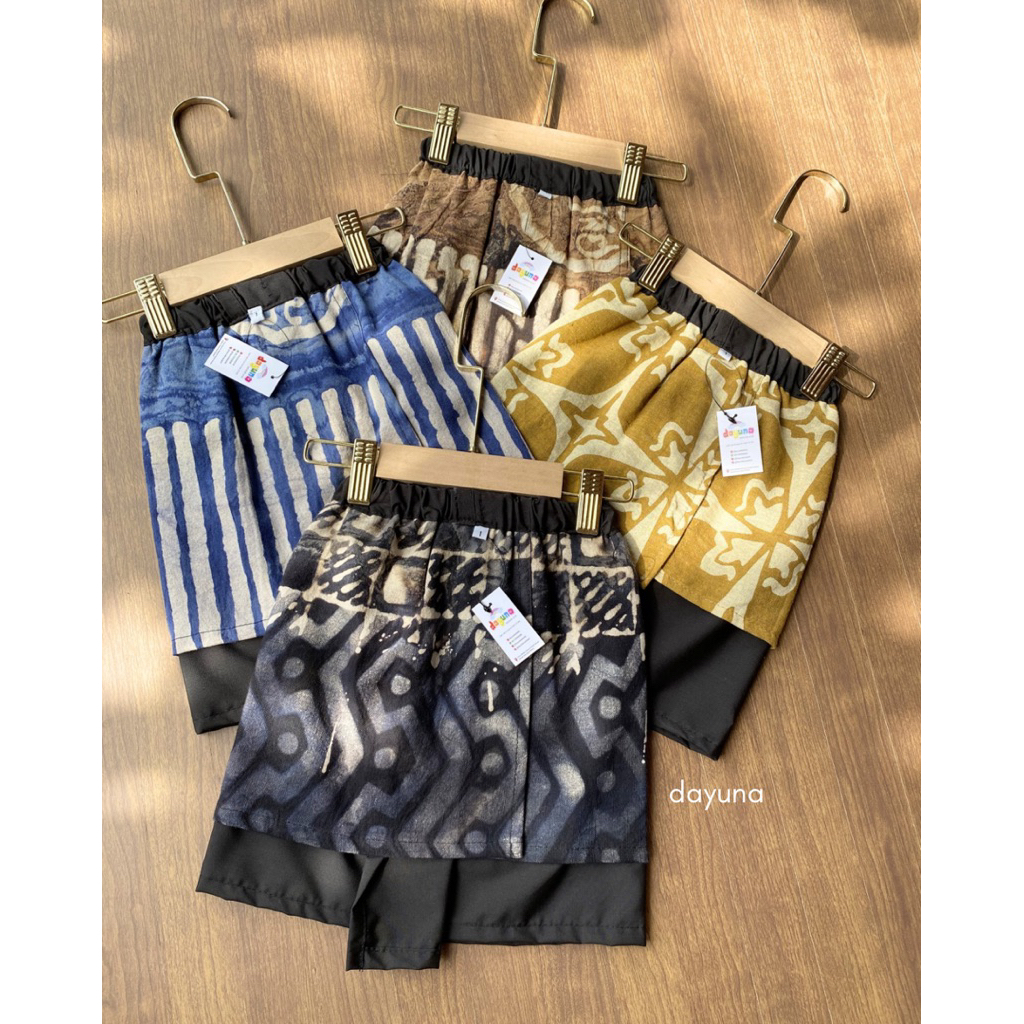 DAYUNA - KAMEN ANAK LAKI-LAKI BATIK SEMI INDIGO