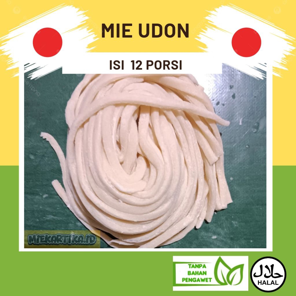 Mie Udon Mentah isi 12 Porsi/Gulung, Resto Udon.