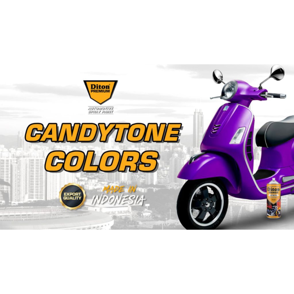 CAT KALENG DITON PREMIUM WARNA CANDYTONE
