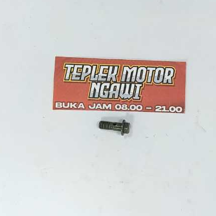 Teplekmotor/Baut Selang Oli Cooler/Motor Satria Fu Shogun 110 Scorpio/Baut M8x25mm/Drat Halus
