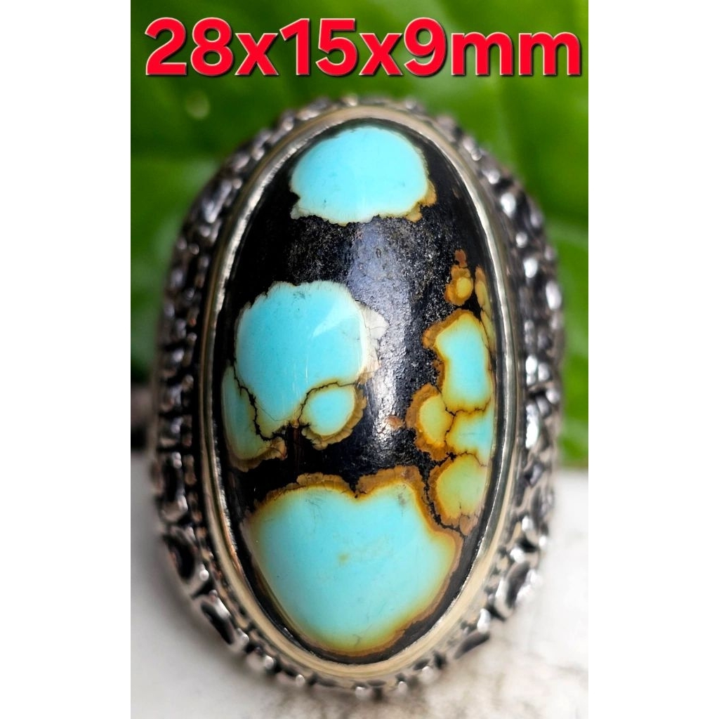 Pirus Hubei Natural BiruToska Berumbai Coklat Syahdu Serat Hitam Pekat