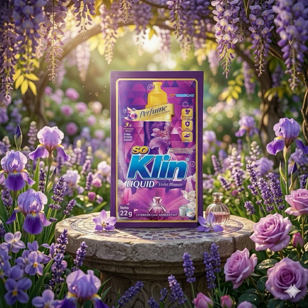 So Klin Liquid 22 g / So Klin Violet Blossom / So Klin Ungu
