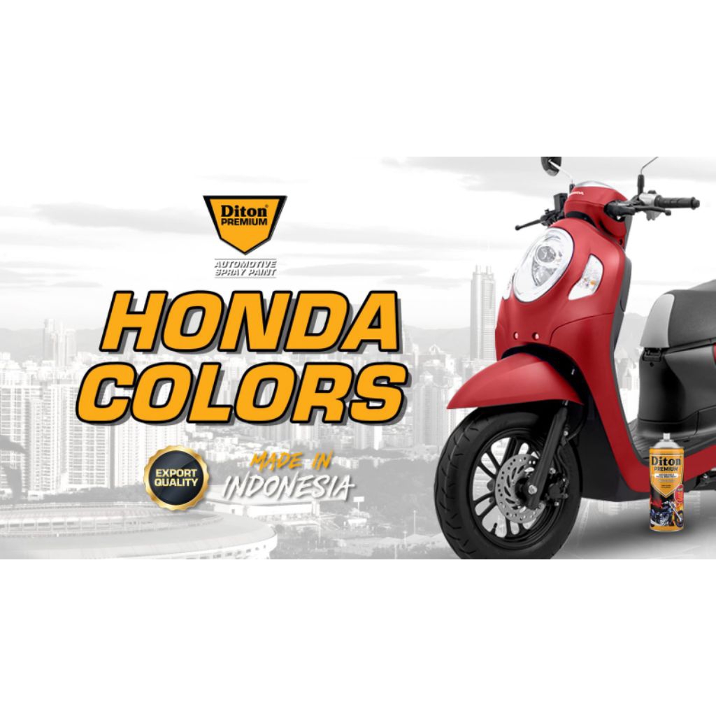 CAT KALENG DITON PREMIUM WARNA HONDA