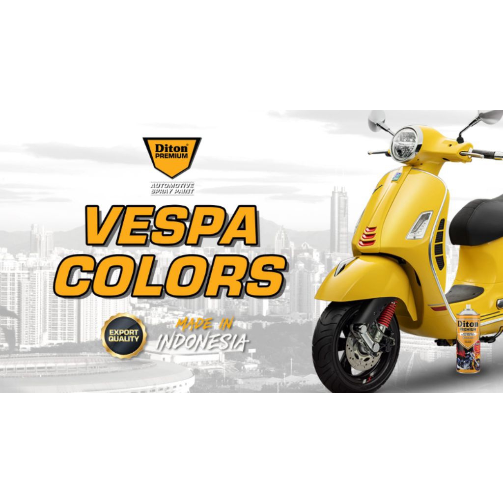 CAT KALENG DITON PREMIUM WARNA VESPA