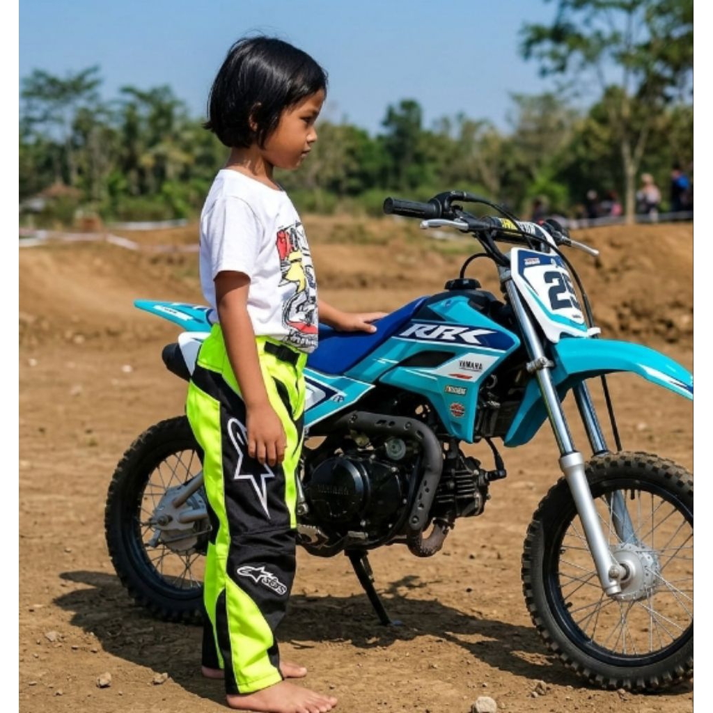 celana motocross anak , celana cross anak
