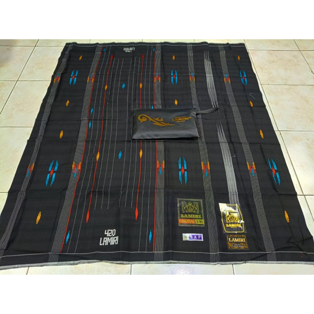 Sarung Lamiri Songket Terbaru Motif SKT Jahit Tengah