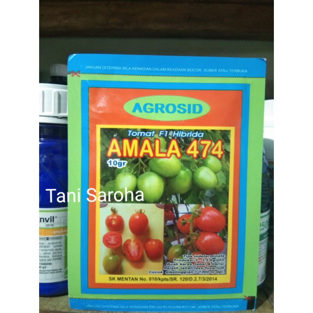 BIBIT BENIH TOMAT AMALA 474... 10 GR AGROSID