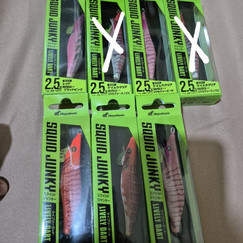 Egi Hayabusa Squid Junky 2.5 5pcs