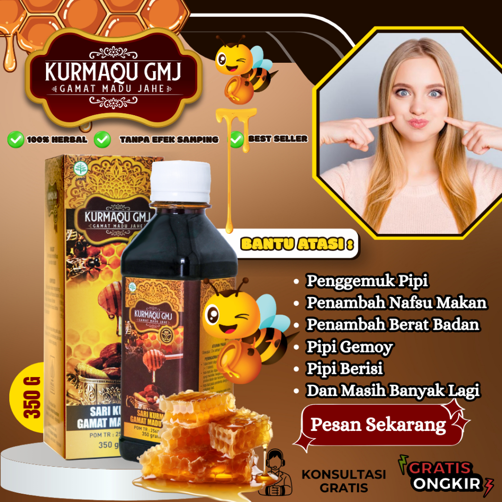 Obat Penggemuk Pipi, Pipi Tembem, Pipi Chubby, Herbal Penggemuk Pipi, Suplemen Penambah Nafsu Makan,