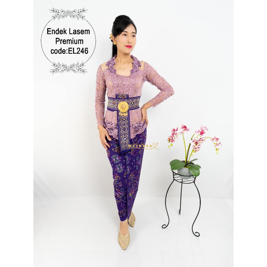 MEYNDRA BUSANA--Endek Semi Mastuli/Endek Tenun Lasem/Endek Premium Bali/Endek Bali (Tanpa Selendang)