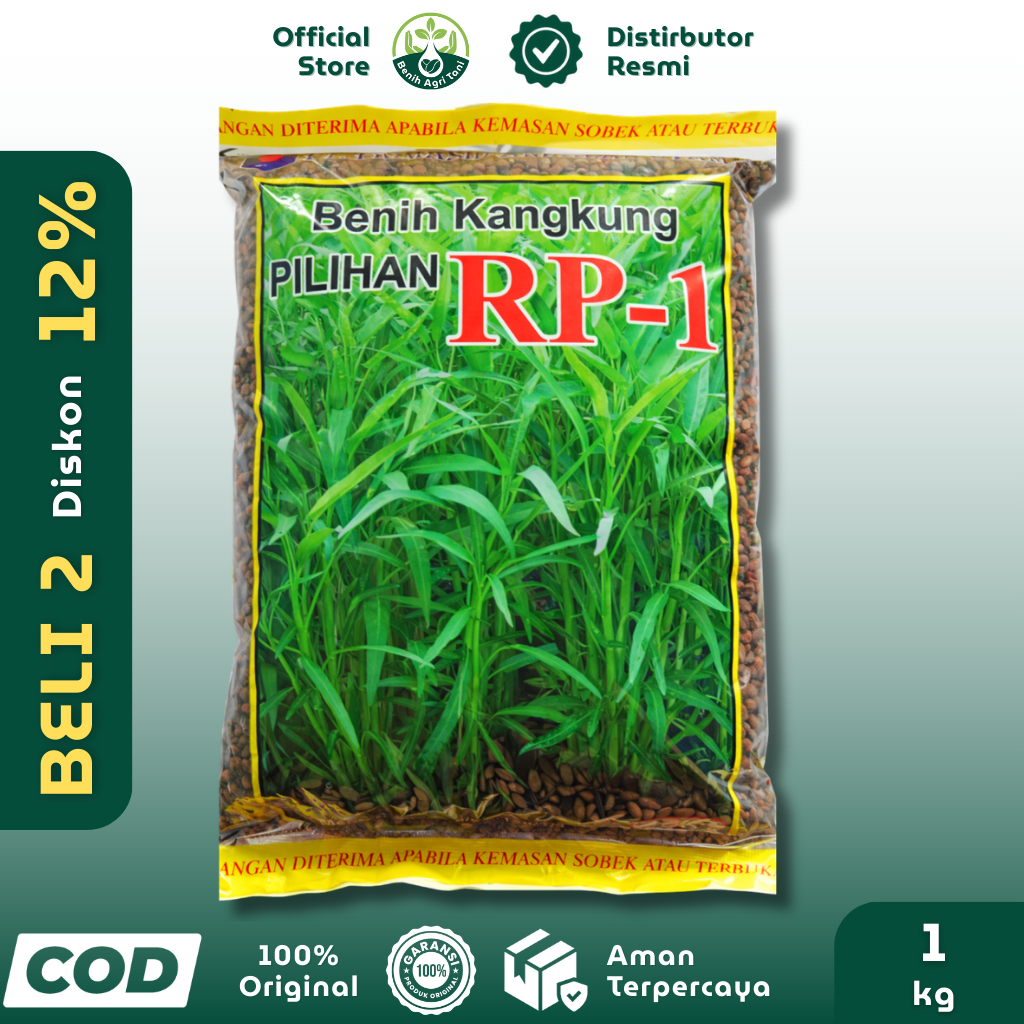 RP-1 Benih Kangkung Pilihan 1 kg Primasid