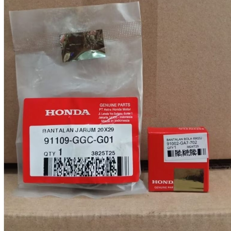 Laher Bearing Pully Pulley Puli Laher Bambu Belakang Beat, Vario 125, Vario 150, PCX 150, Scoopy Ori