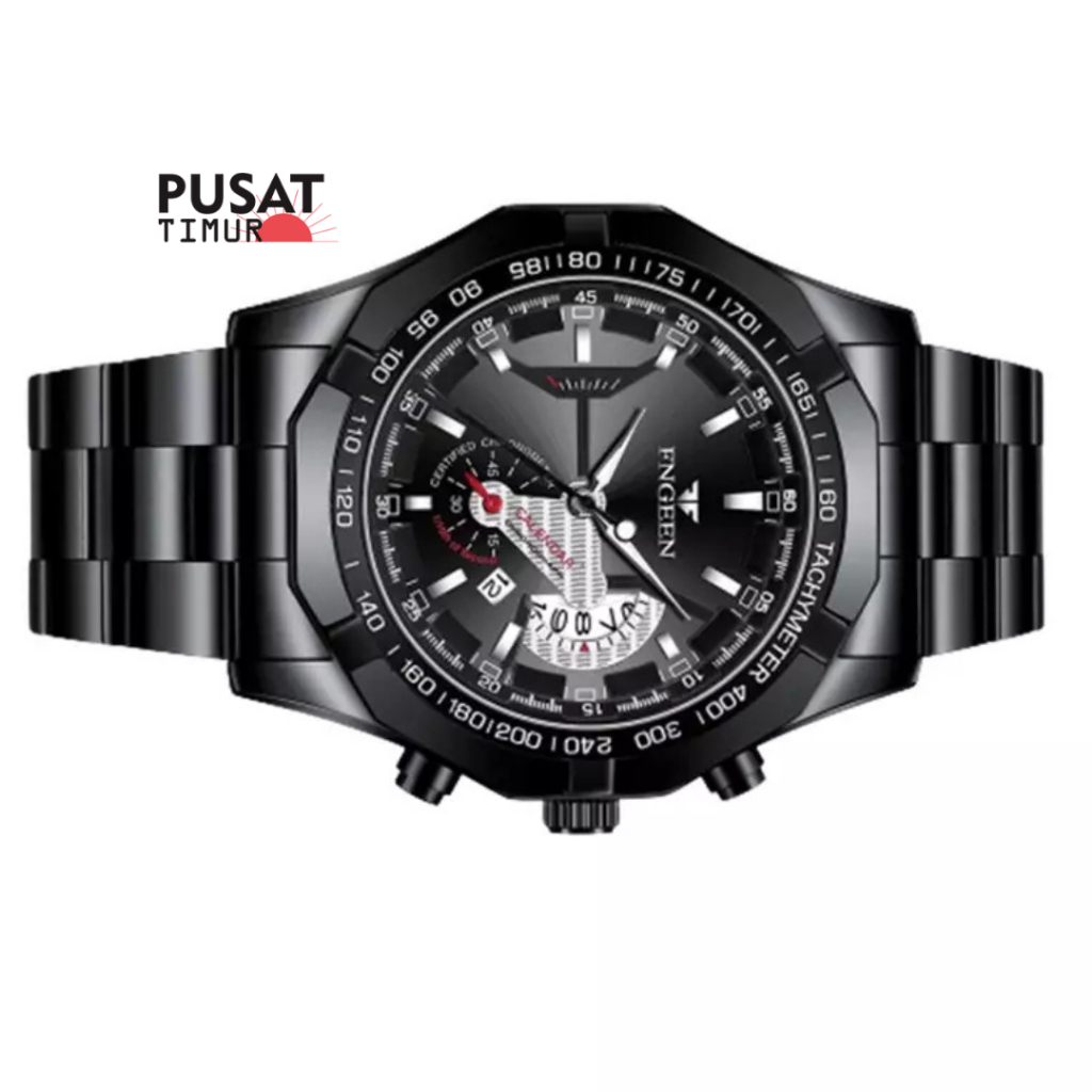 Jam Tangan Pria Fngeen S001 Luxury Stainless Model Kece | PUSAT TIMUR