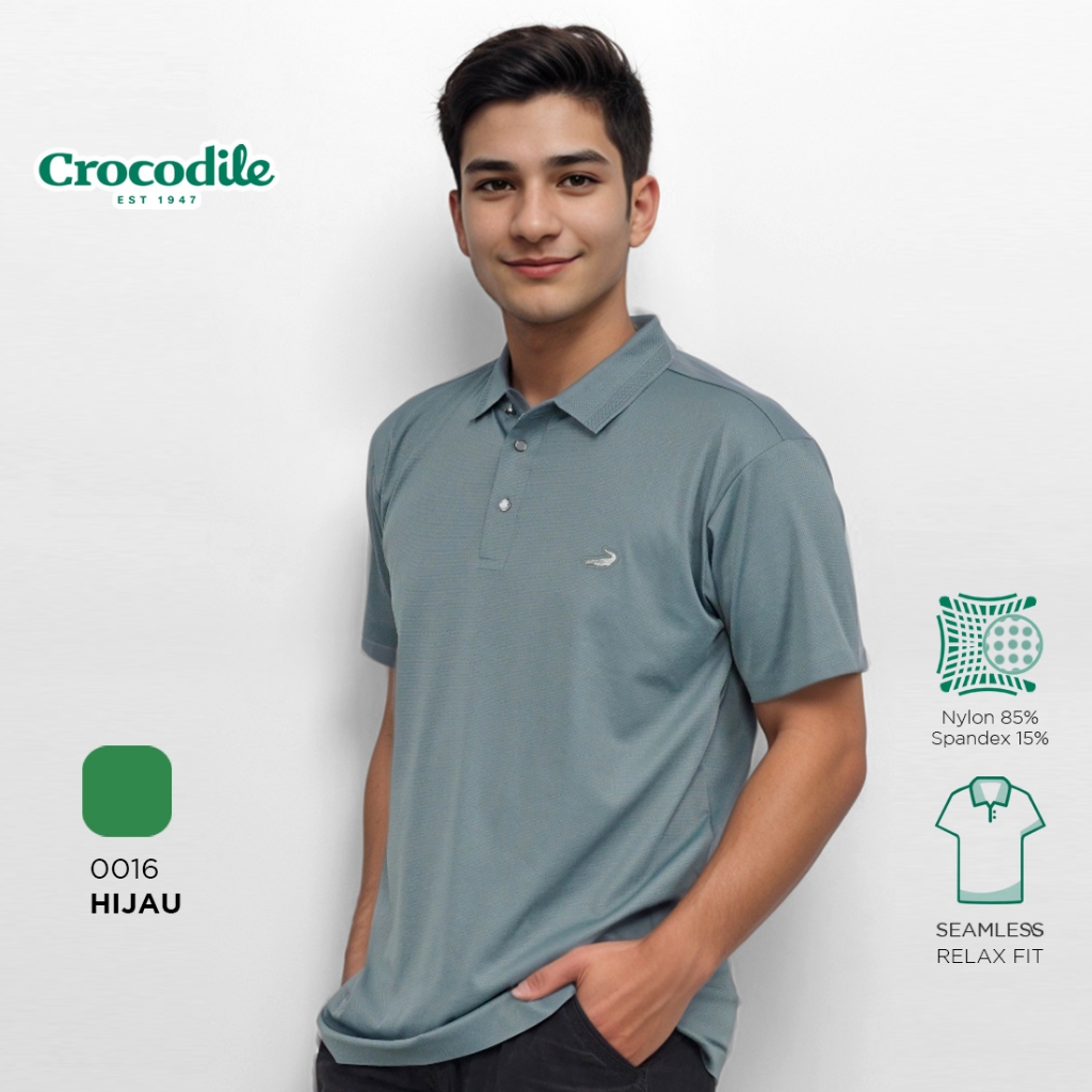 Crocodile DIAMOND | Kaos Premium Pria Men Polo Shirt Seamless | 0016