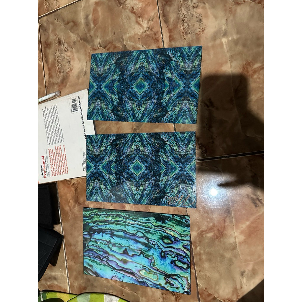 abalone inlay gitar neck stick billiard