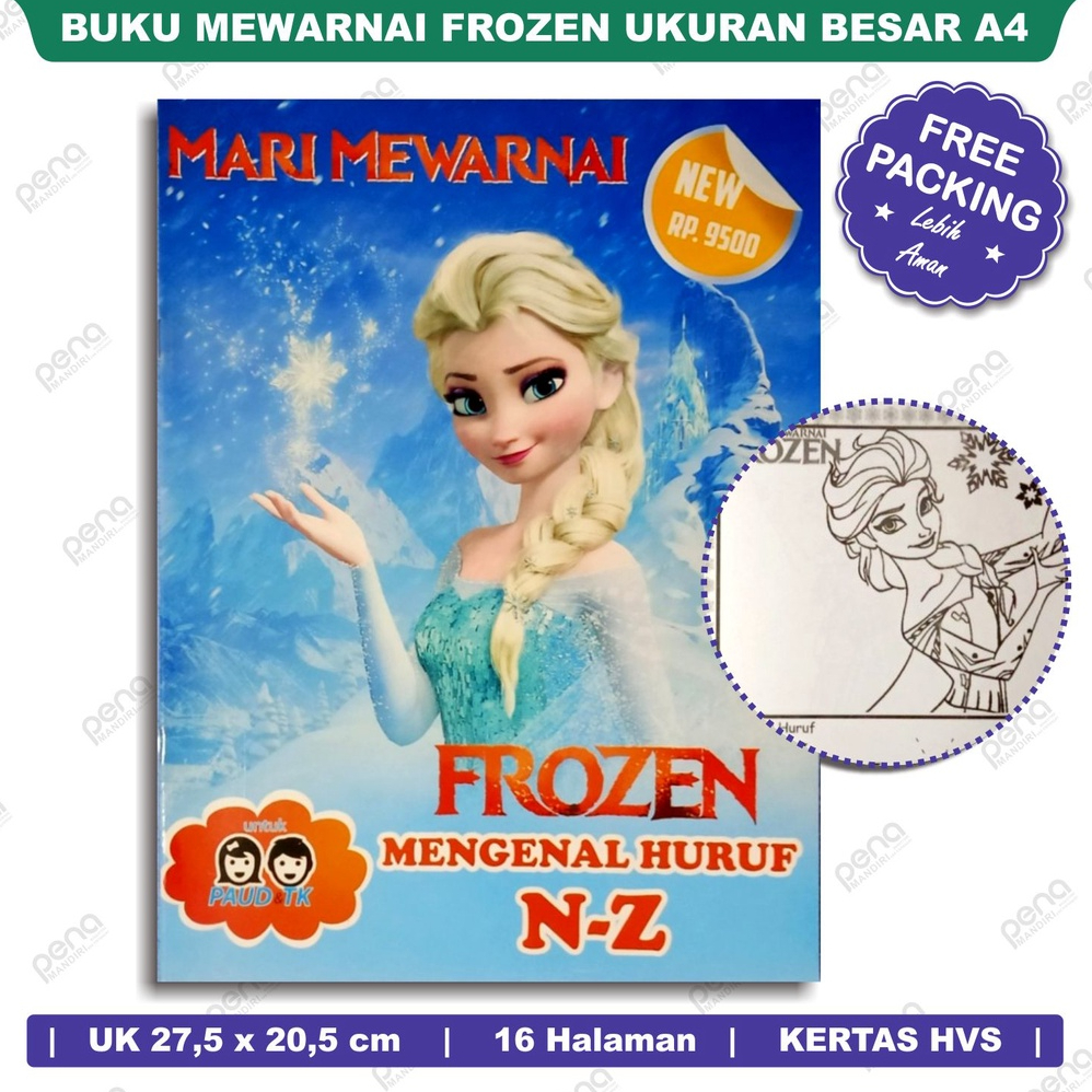 BUKU MEWARNAI FROZEN BESAR