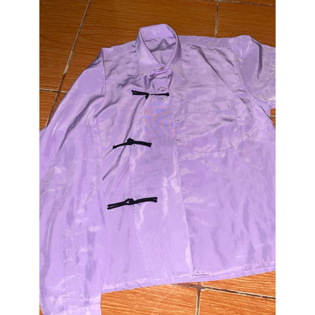 [PRELOVED] kemeja cheongsam boxy