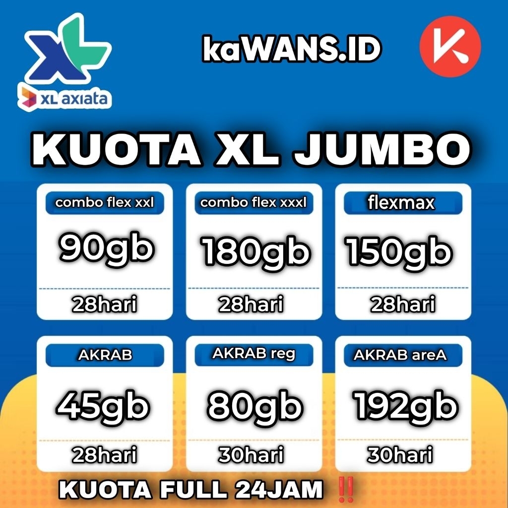 paket kuota internet xl combo flex jumbo termurah