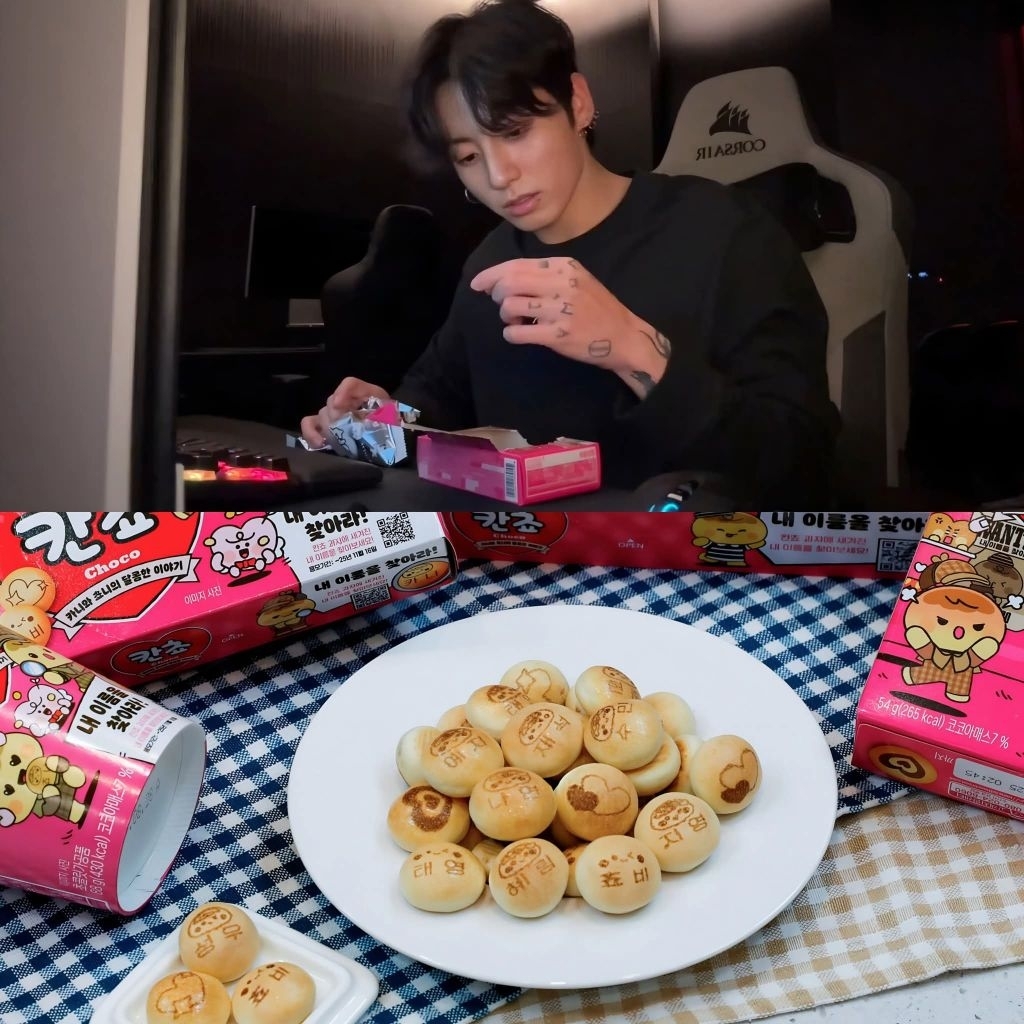 Readystock kancho lotte snack jungkook bts