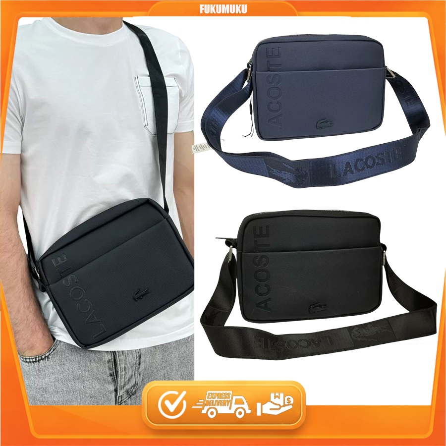 Tas Selempang Messenger Bag Nilon Leather Matte / Messenger Bag LCT Buaya