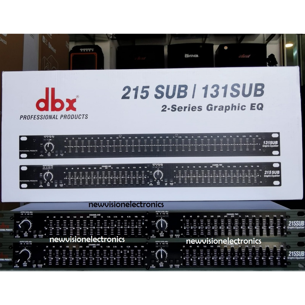 Equalizer DBX215/131 Output Sub Grade A Dbx 215/131 SUB DUS PUTIH
