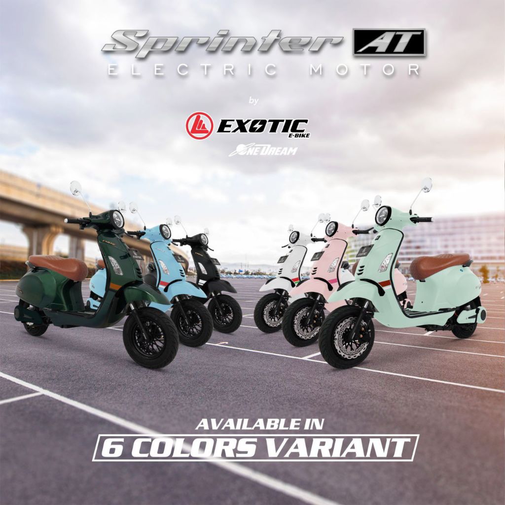 Sepeda Motor Listrik Vespa EXOTIC SPRINTER PRIME// SPRINTER AT