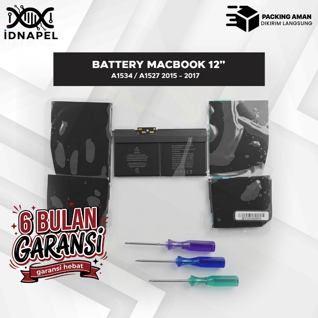 Battery Baterai Macbook 12 inch A1534 A1527 2015 - 2017
