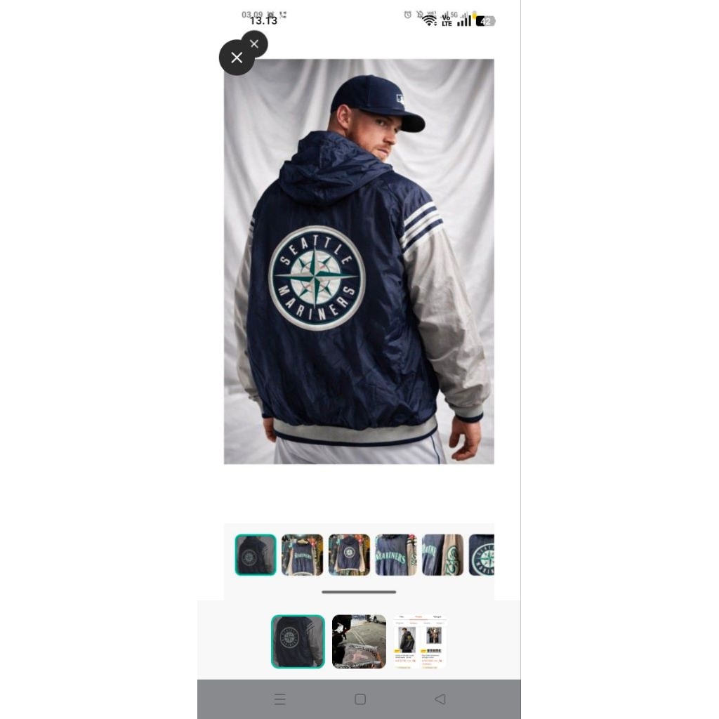 Seattle Mariners G-III Sports Carl Banks Men's Jacket