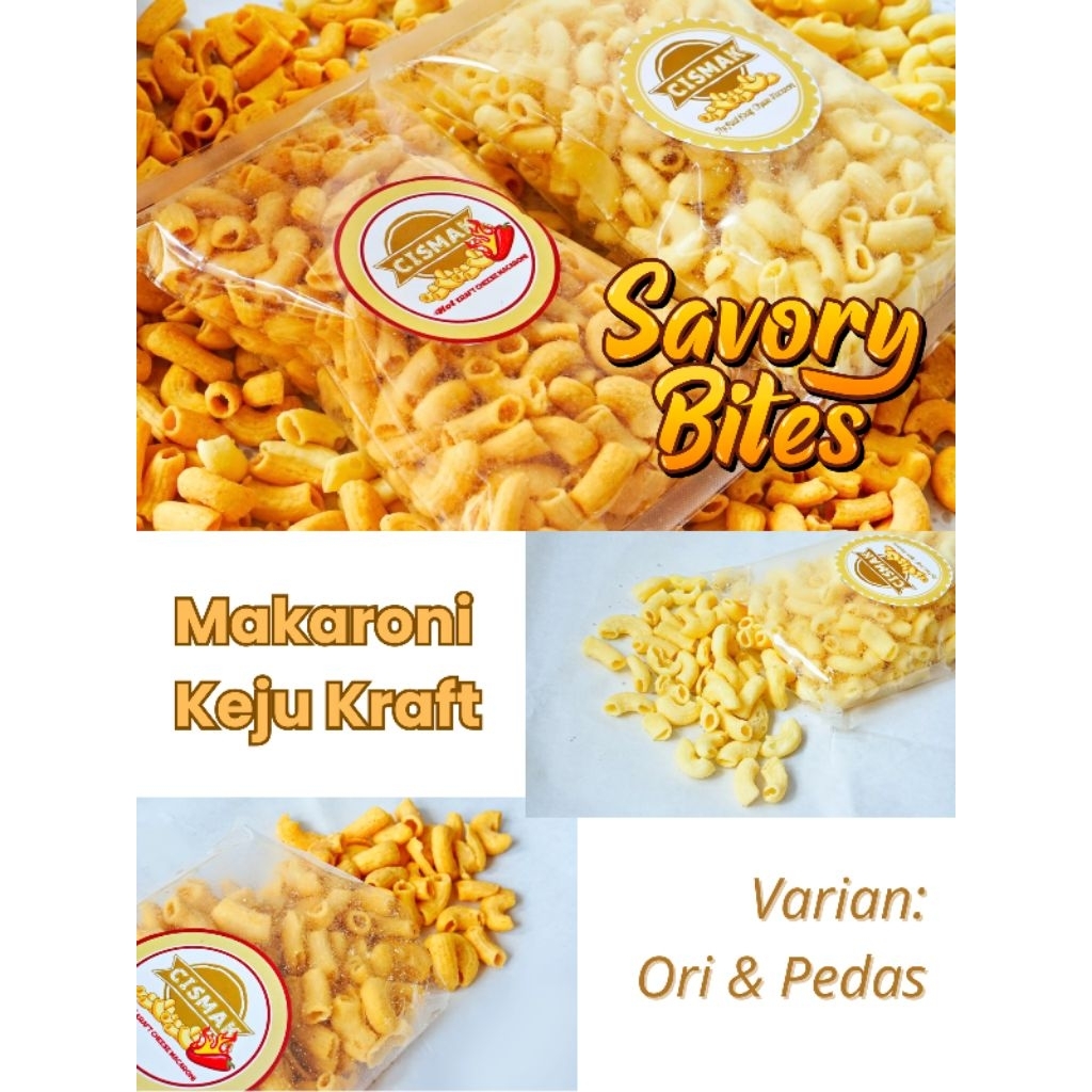 MAKARONI KEJU KRAFT / Cheese Macaroni / Makaroni goreng / Snack keju / Oleh-oleh hampers premium
