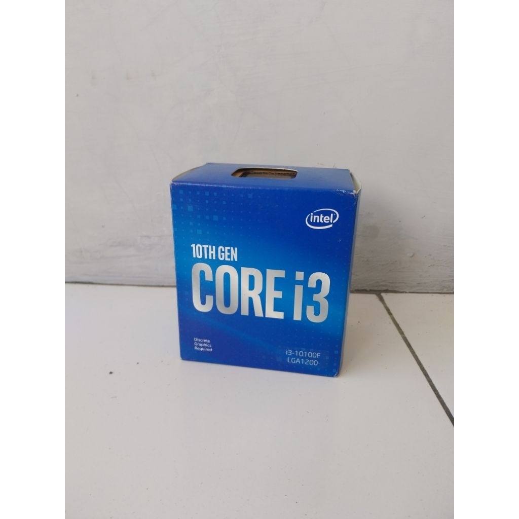 Processor Intel i3-10100f Box Second