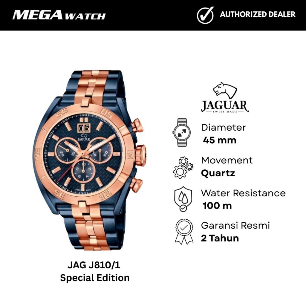 Jam Tangan JAGUAR Pria Original JAG J810/1 Special Edition