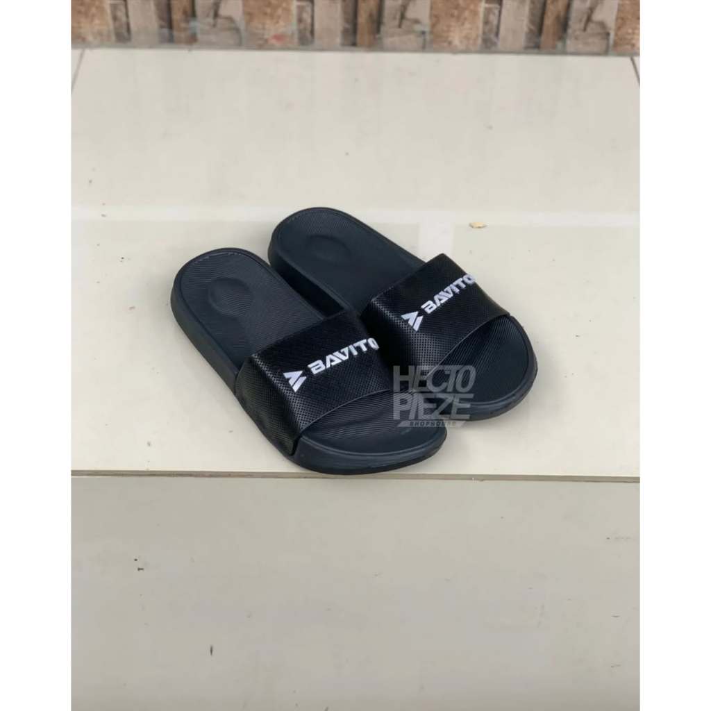Bavito - Logo Black Slipper | Sandal Slipper