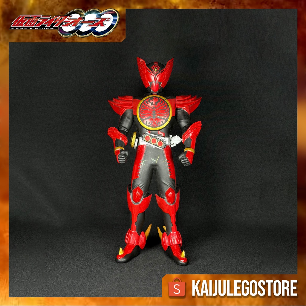 Big Soft Vinyl Figure Kamen Rider OOO Tajador Combo Banpresto 2010 Kamen Rider OOO (2010)