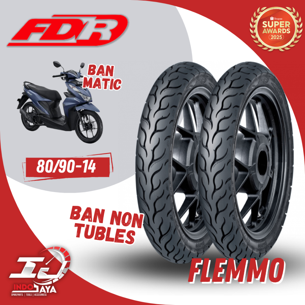 [BAYAR DI TEMPAT] BAN FDR ASPIRA TUBETYPE BOLD RING 14 (80/90-14) / BAN LUAR ASPIRA RING 14 (80-90-1