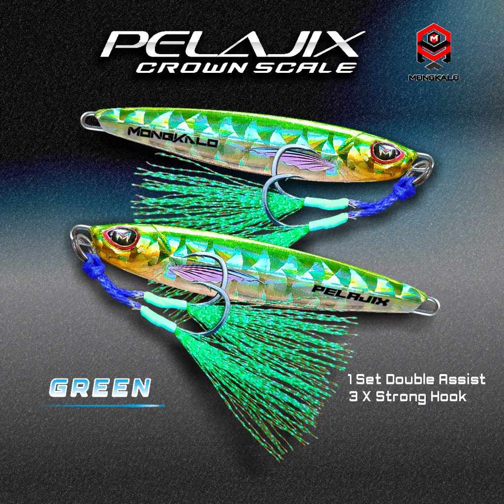 Mongkalo Pelajix Kipas noGID noMotif Candy 60 Hijau