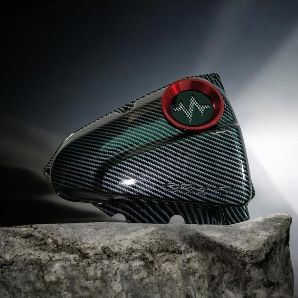 cover filter carbon beat pgm fi// tutup filter Scoopy PGM-FI// beat stater kasar//2013