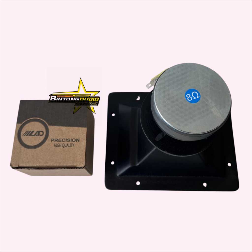 Paket Corong Horn Twiter 15x19 Diral Almunium + Driver Twiter LAD LD 2543 Original