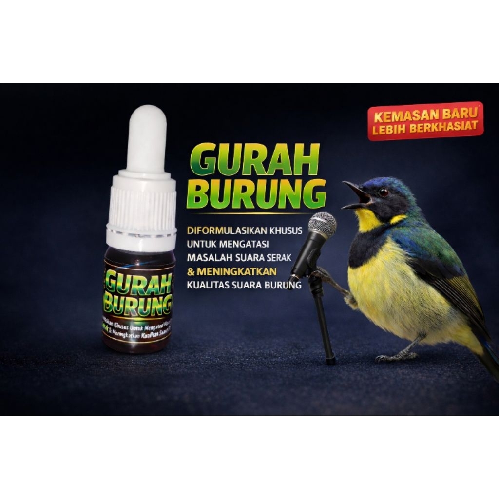 VITAMIN BURUNG GACOR | GURAH BURUNG |